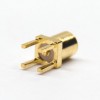 MMCX Through Hole 180 Degree Female for PCB Mount Gold Plating