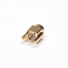 RF Connector MMCX Female Brass Gold Plating Straight PCB Mount Through Hole