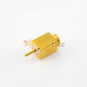 SMT PCB MCX Female Head Straight Mounted Copper Gold Plated Standard