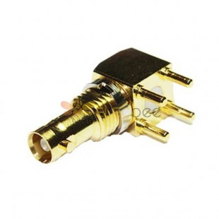 BNC Connector Mini Right Angle Female Type PCB Mount