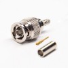 20pcs MINI BNC Connector Male 180 Degree Crimp Type for Coaxial Cable