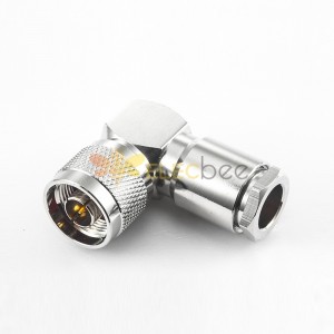 90 Degree N Type Connector Male Clamp for 7D-FB/LMR400