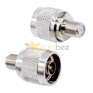 Adapter F Jack Female to N Plug Male RF Coaxial Connector Converter