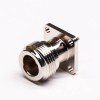 Coaxial Connector Type N Straight Female 4 Hole Flange Mount