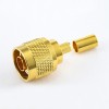 Connector 50 Ohm Type N Male Straight Crimp for H155