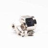 Hexagonal N Connector Homme Angled Crimp Type pour câble coaxial