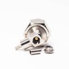 Hexagonal N Connector Male Right Angled Crimp Type for Coaxial Cable