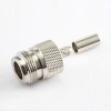 LMR195 N Type Connector Straight Female Crimp for Cable