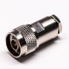 N Coaxial Connector 180 Degree Male Clamp Type