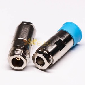 N Connector Dust Cap Female Straight Coaxial Connector Clamp Type