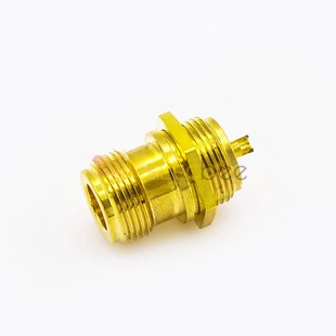N Connector Female Bulkhead Straight Solder Cup for Cable