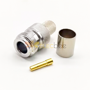 N Connector LMR 400 Female Straight Crimp for Cable