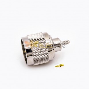 N Male Crimp Connector Straight for RG174 RG316