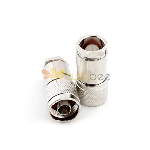 N Male Plug Clamp Type RF Coaxial Connector for Cable 50-9DFB