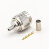 N Male Plug Straight RF Coaxial Connector Crimp Type for Cable RG142 RG223