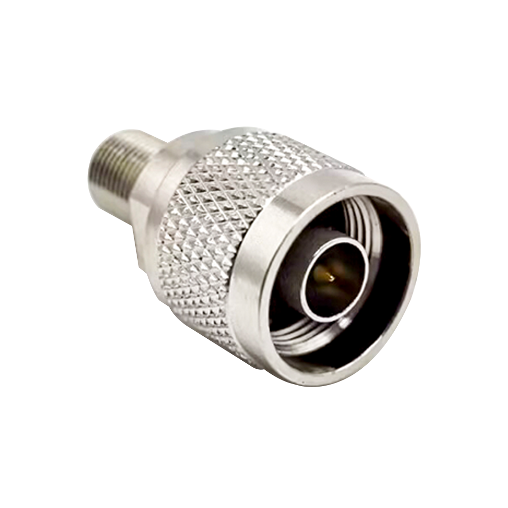 N Male Plug to F Female Jack RF Coaxial Connector Adapter Straight