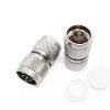 N Male Plug to N Male Plug Coaxial Connector Adapter Straight for 1/2 Cable