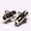 N Type Connector 180 Degree Female 4 Hole Flange Clamp Type