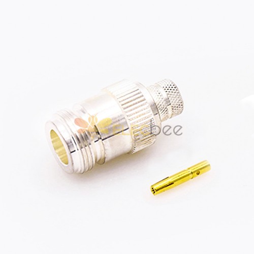 N Type Connector RG 213 Female Straight Solder for Cable