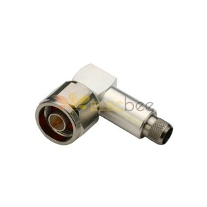 20pcs N Type Connector LMR 400 Angled Crimp Type for Cable
