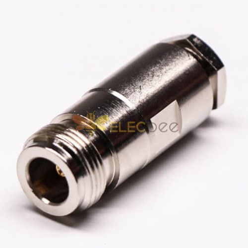 N Type Female Connector Straight Clamp Type for Cable