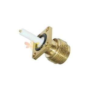 N Type Flange Connector Waterproof Female with extended PTFE