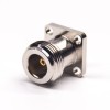 N Type Jack Connector Straight Watertight 4Hole Flange for Panel Mount