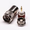 N Type Male Connector 180 Degree Clamp Type Coaxial Connector