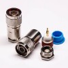N Type Male Connector 180 Degree Clamp Type Coaxial Connector