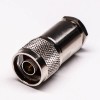 20pcs N Type Male Connector 180 Degree Clamp Type Coaxial Connector