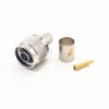 N Type Male Connector for LMR400 Straight Crimp for 7D-FB