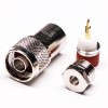N Tipo RF Conector Straight Masculino Clamp Type