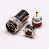 N Type Straight Plug Coaxial Clamp Type Connector for Cable