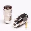 RF Connector N Type Straight 180° Male Solder Type for Coaxial Cable