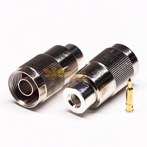 20pcs RF Connector N Type Straight 180° Male Solder Type for Coaxial Cable
