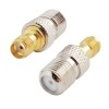 SMA Female to F Female Jack to Jack Adapter Straight RF Coaxial Connector