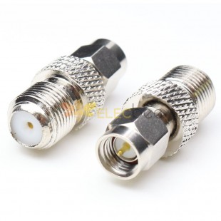 SMA Plug Male to F Jack Female RF Coaxial Connector Adapter