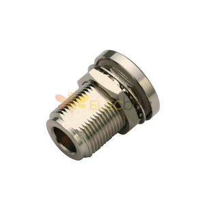 Conector de mamparo tipo N de 20 piezas, tipo de soldadura impermeable recto para UT085