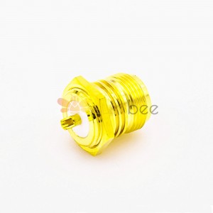 Type N Connector Female Straight Bulkhead Solder Cup for Cable