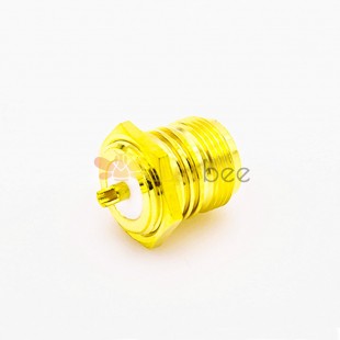 Type N Connector Female Straight Bulkhead Solder Cup for Cable