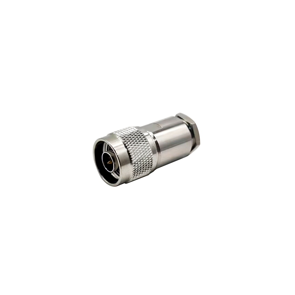 Type N Connector for RG213 Male Straight Clamp for SYV50-7