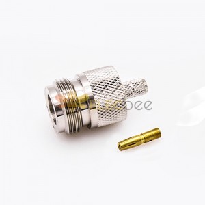 Type N Connector Jack Straight Crimp for 3D-FB