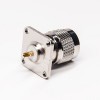 Type N Male Flange Mount Connector 4 Hole Straight Solder Type for Cable