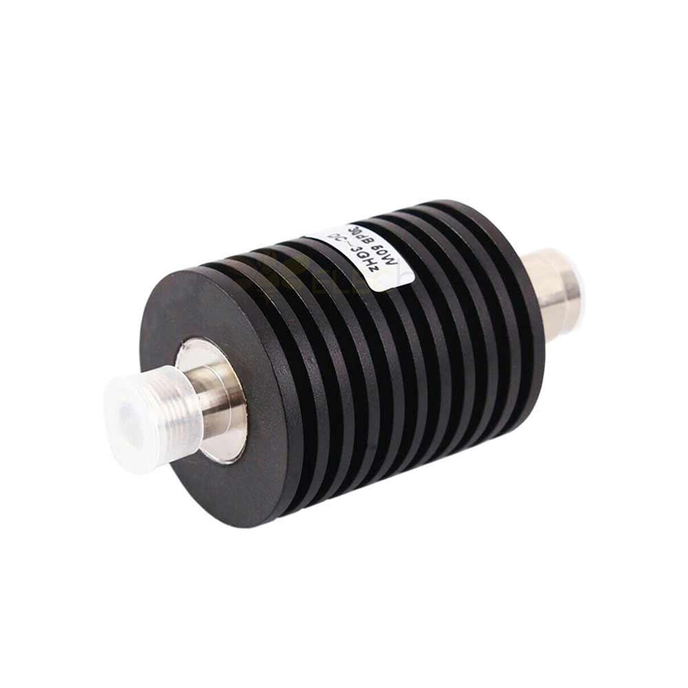 50W RF Coaxial Attenuator Telecom Parts With N Type Connector 4Ghz 1-50Db 1db
