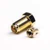 180 Degree SMA Connector Straight Gold Plating pour RG178