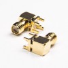 20pcs 90 Degree Female SMA Connector Through Hole for PCB Mount