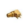 90 Degree PCB SMA Connector Bulkhead Front Mount Jack with Gold Plating