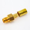 Cable RG58/RG142/SYV50-3 SMA Connector Female 180 Degree Crimp Type