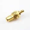 Cable SMA Connector Female 180 Degree Front Bulkhead Crimp With Solder for RG178/1.37mm/1.45mm