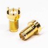 Coax SMA Female Connector 180 Degree Through Hole for PCB Mount